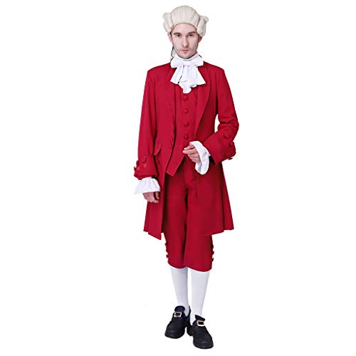 18th Century Men's Victorian Costume Regency Tailcoat Gentelman Steampunk Coat Halloween Outfits