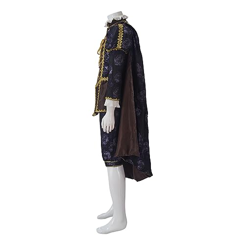 Victorian Costume Men Rococo Costume Suit Jacket Vest Prince Cosplay Halloween