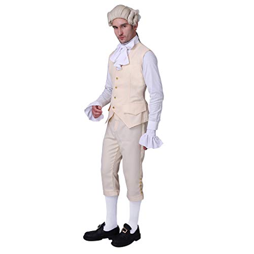 18th Century Men's Victorian Costume Regency Tailcoat Gentelman Steampunk Coat Halloween Outfits