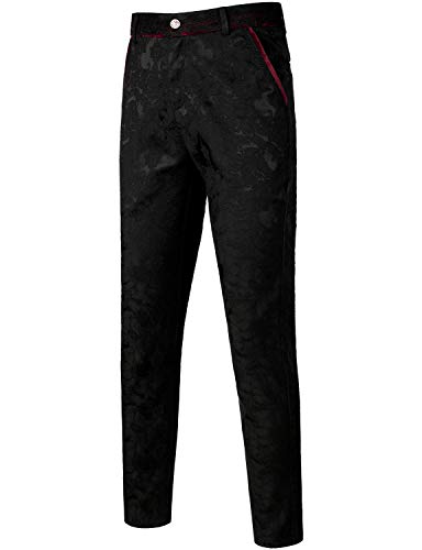 VATPAVE Mens Gothic Pants Cosplay Costume Trousers Steampunk Victorian Pants