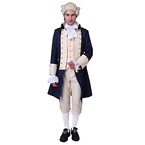 18th Century Men's Victorian Costume Regency Tailcoat Gentelman Steampunk Coat Halloween Outfits