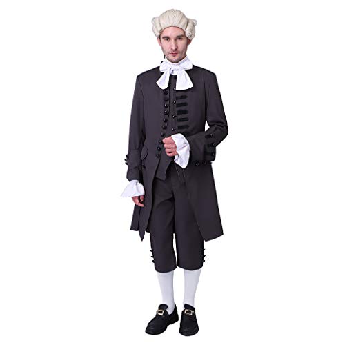 18th Century Men's Victorian Costume Regency Tailcoat Gentelman Steampunk Coat Halloween Outfits