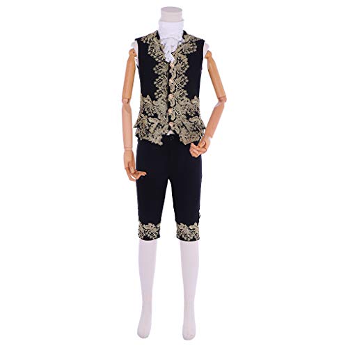 Men's Victorian Costume Rococo Costume Suit Prince Cosplay Regency Costume for Halloween