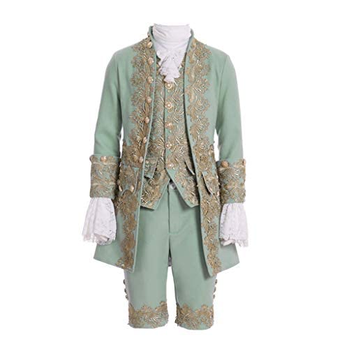 Men's Victorian Costume Rococo Costume Suit Prince Cosplay Regency Costume for Halloween