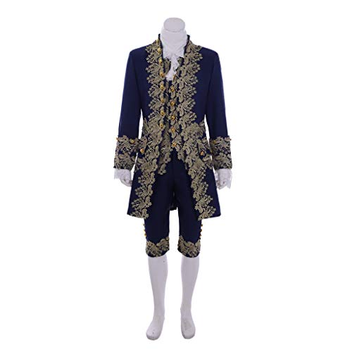 18th Century Men's Victorian Costume Regency Tailcoat Gentelman Steampunk Coat Halloween Outfits