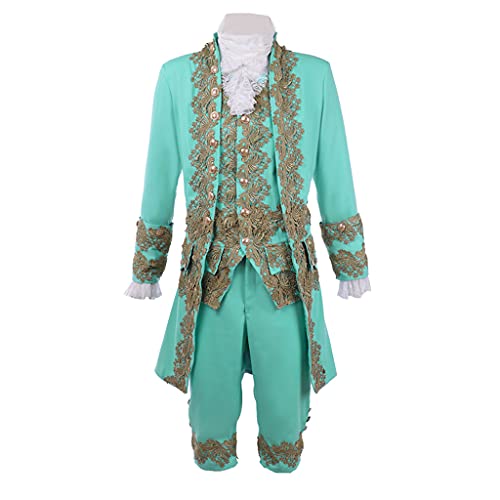 Men's Victorian Costume Rococo Costume Suit Prince Cosplay Regency Costume for Halloween