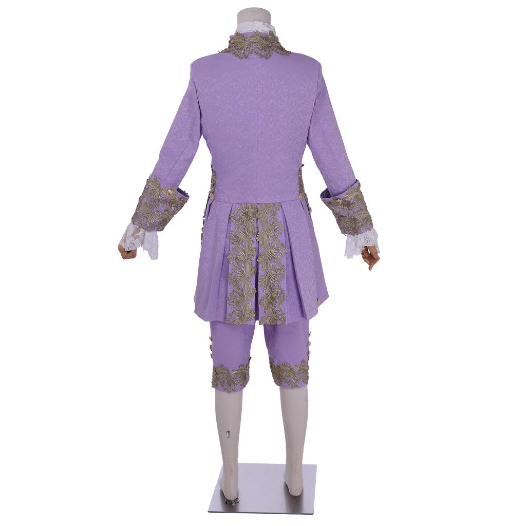 Men's Victorian Costume Rococo Costume Suit Prince Cosplay Regency Costume for Halloween