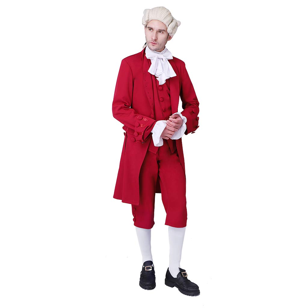 18th Century Men's Victorian Costume Regency Tailcoat Gentelman Steampunk Coat Halloween Outfits