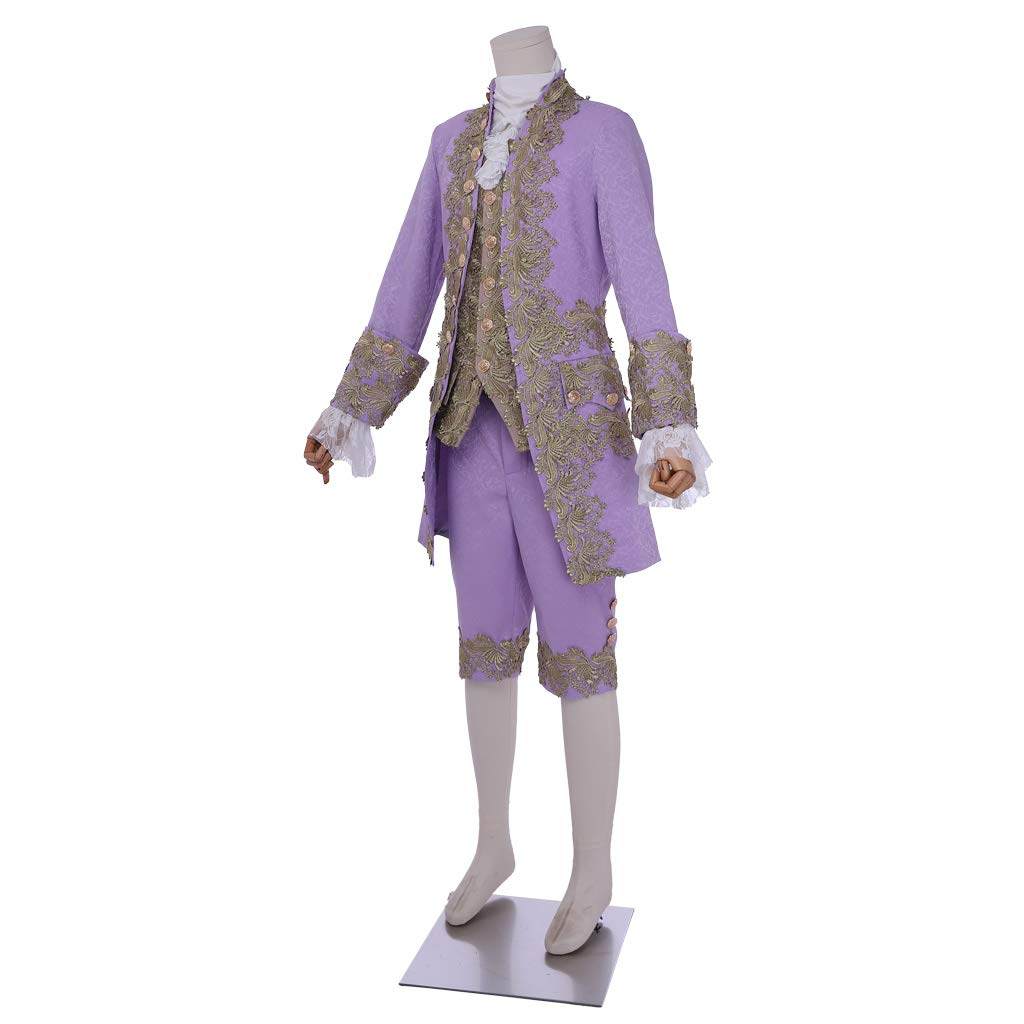 Men's Victorian Costume Rococo Costume Suit Prince Cosplay Regency Costume for Halloween