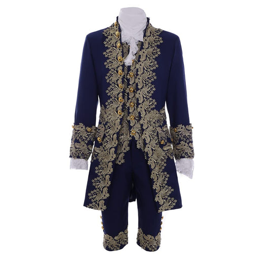 Men's Victorian Costume Rococo Costume Suit Prince Cosplay Regency Costume for Halloween